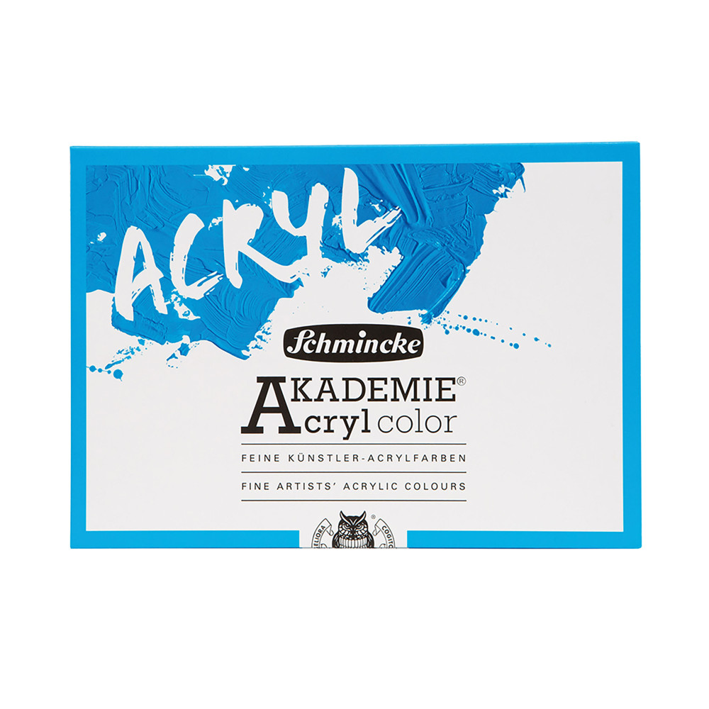 Zestaw farb akrylowych Akademie - Schmincke - 6 kolorów x 60 ml
