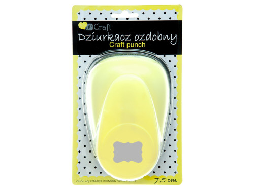 Dziurkacz ozdobny Szyld - DpCraft - 7,5 cm