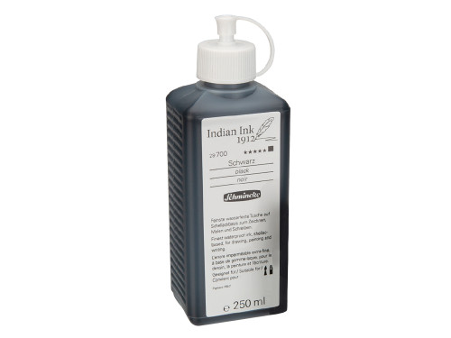 Calligraphy Indian Ink 1912 - Schmincke - 700, Black, 250 ml