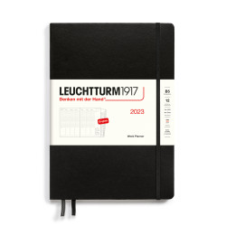 Weekly Planner 2023 - Leuchtturm1917 - Black, vertical, hard cover, B5