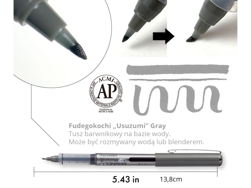 Inktober 2022 Fudegokochi Brush Pen set - Kuretake - 3 pcs.