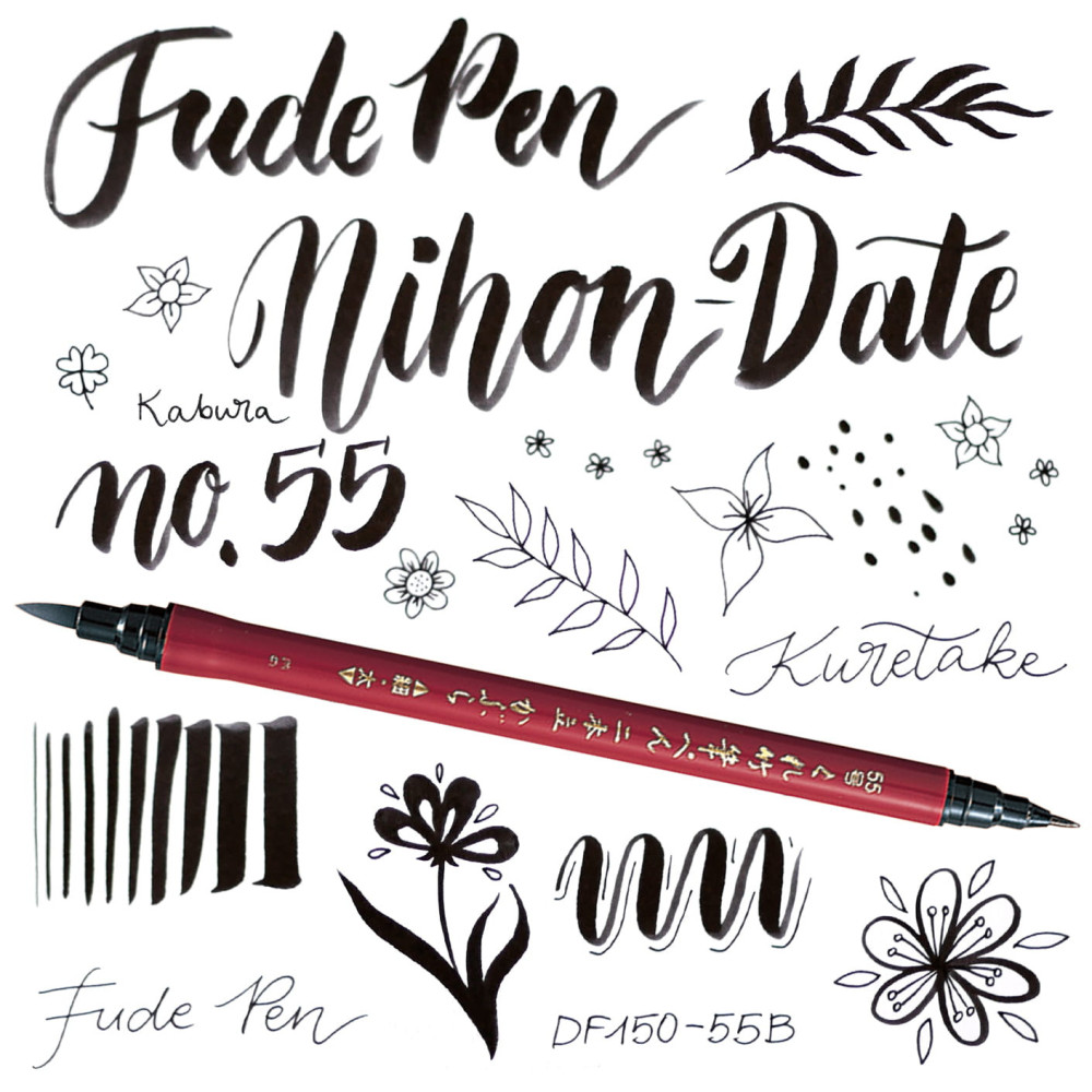 Inktober 2022 Ilustration Basic Set 3 - Kuretake - 5 pcs.