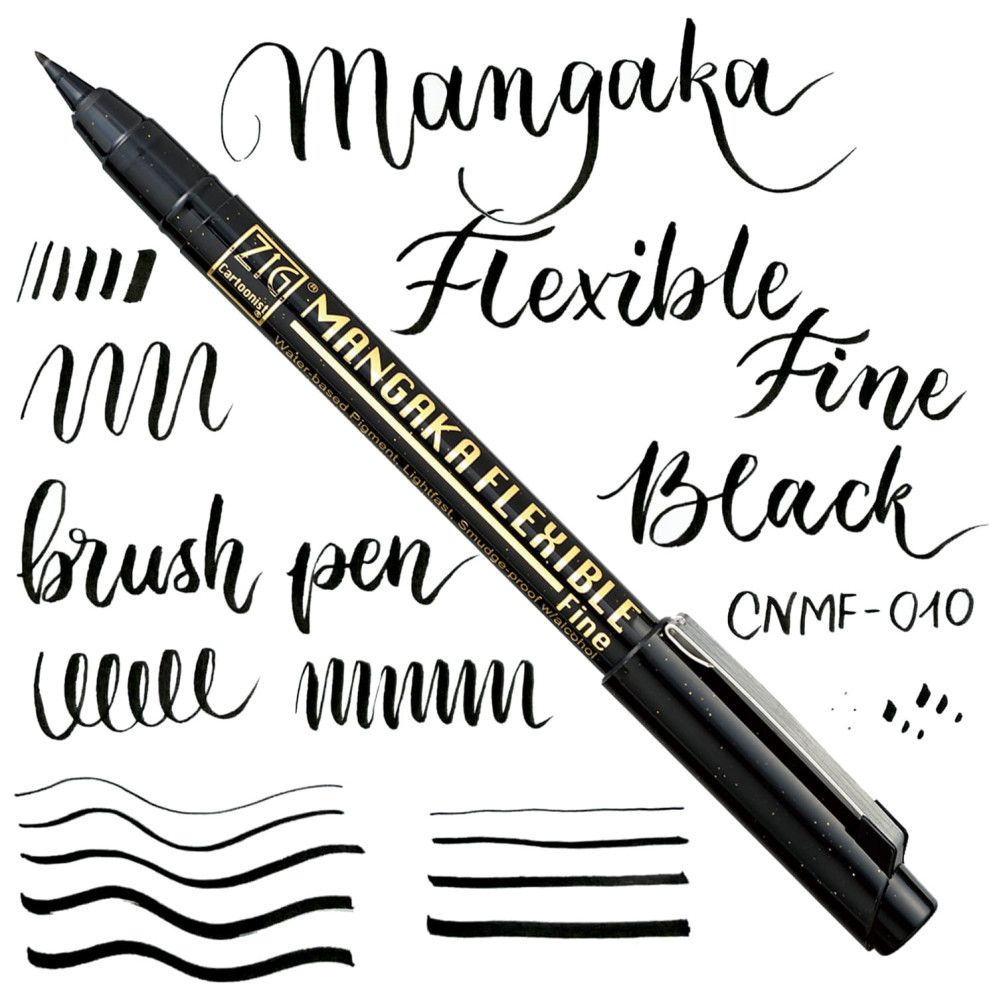 Inktober 2022 Ilustration Basic Set 3 - Kuretake - 5 pcs.