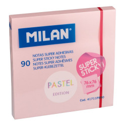 Super sticky notes - Milan - pastel pink, 90 pcs.