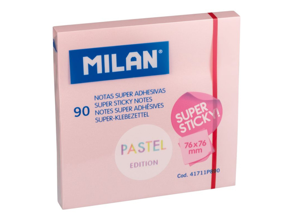 Super sticky notes - Milan - pastel pink, 90 pcs.