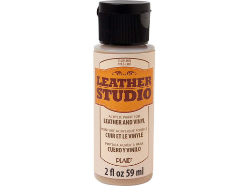Leather Studio Leather & Vinyl paint - Plaid - Linen, 59 ml