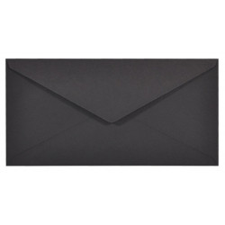 Sirio Color Envelope 115g - DL, Nero, black