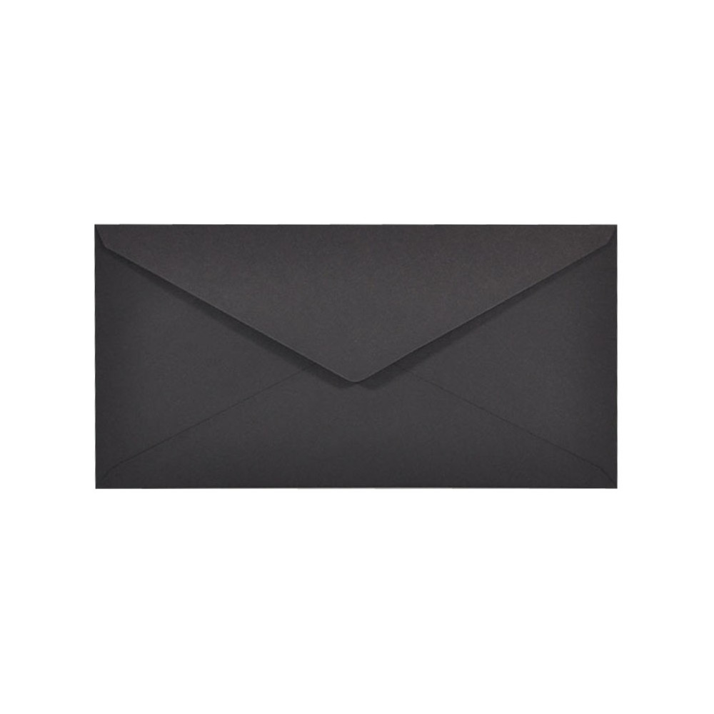 Sirio Color Envelope 115g - DL, Nero, black