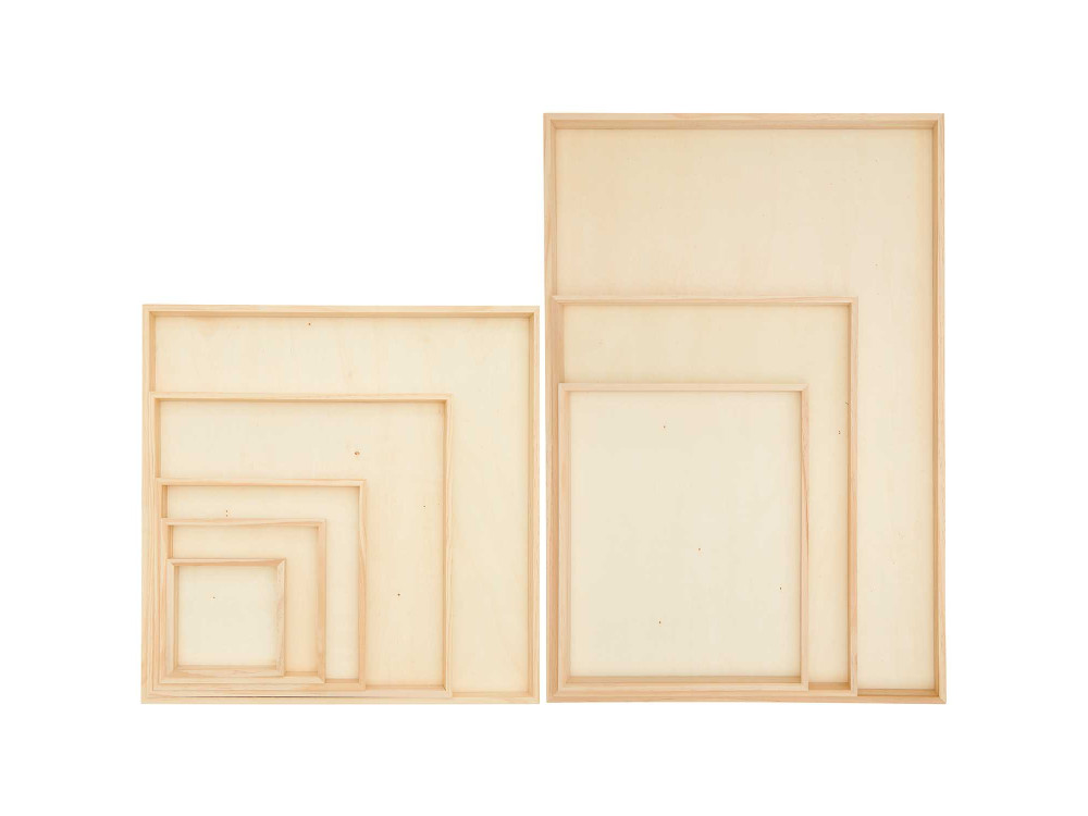 Wooden frame, tray - Rico Design - 20,8 x 20,8 cm