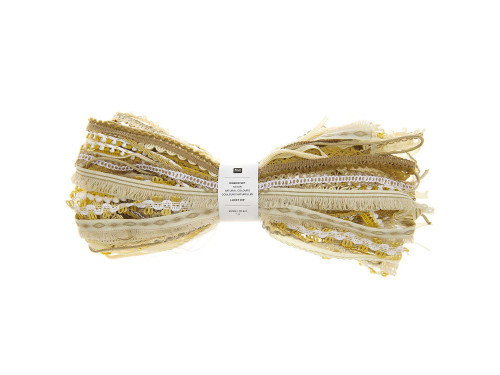 Lucky Dip ribbon set - Rico Design - natural, 1 m x 30 pcs.