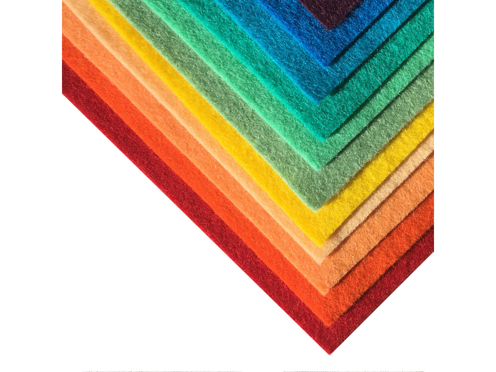 Wool felt A4 - Royal Blue, 1 mm