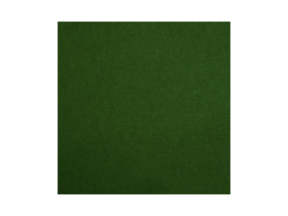 Filc wełniany A4 - ciemnozielony, 1 mm
