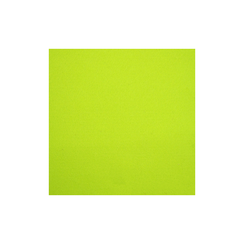 Filc wełniany A4 - zielony limonkowy, 1 mm