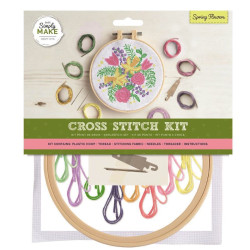 Big Cross Stitch Kit - doCrafts - Rainbow - Spring Flowers