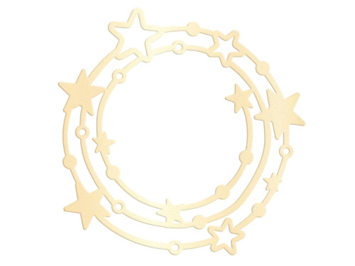 Cutting die - DpCraft - Wreath with stars