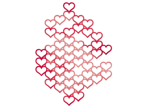 Cutting die - DpCraft - Heart lace