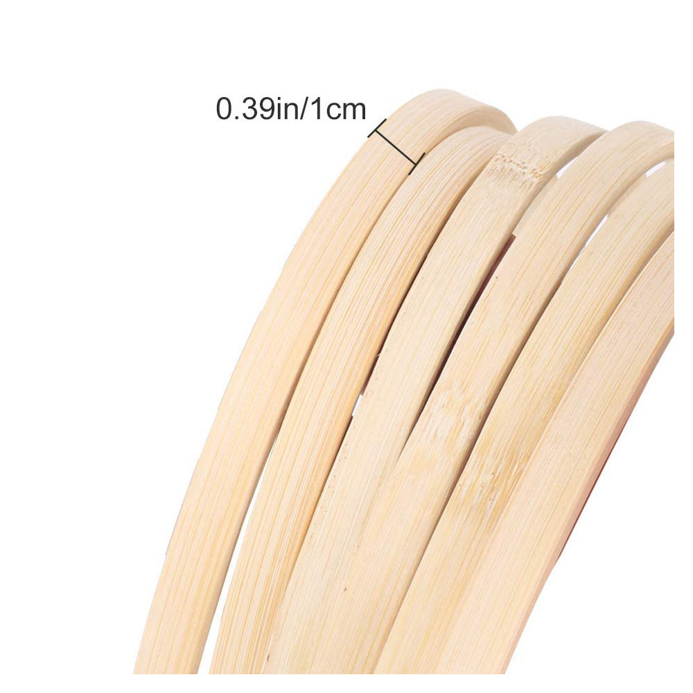 Bambusowa obręcz do makramy - Simply Crafting - Koło, 10 cm