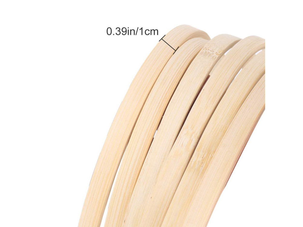 Bamboo hoop, base for wreaths, macrames and dream catchers - Simply Crafting - dia. 10 cm