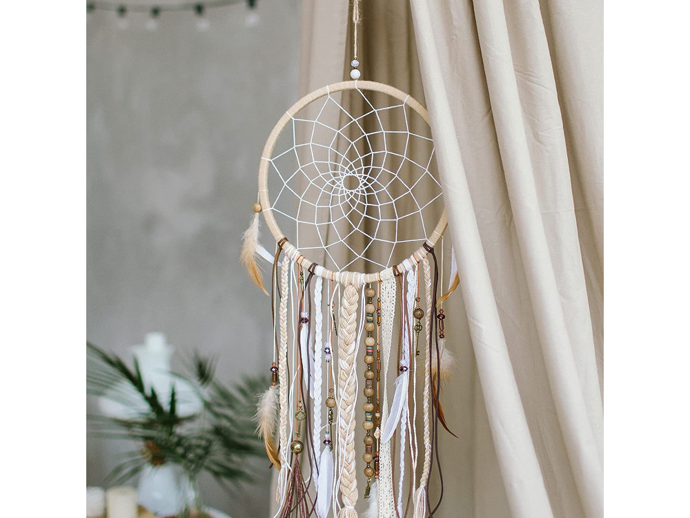 Bamboo hoop, base for wreaths, macrames and dream catchers - Simply Crafting - dia. 20 cm