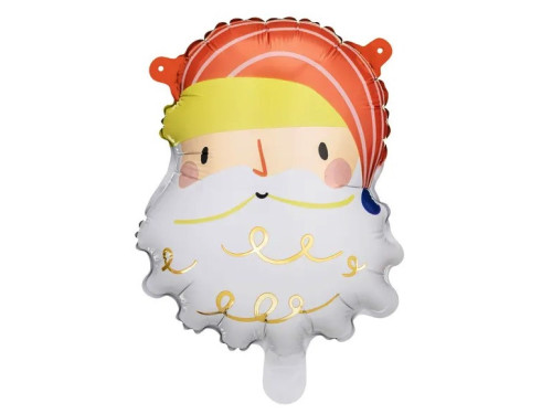 Foil balloon, Santa Claus - 26 x 31 cm