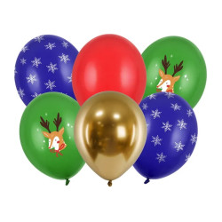 Latex balloons, Merry...