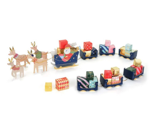 Advent calendar, Santa'a Sled - 36 pcs.