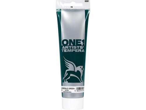 Farba Tempera ONE - Renesans - 13, emerald green, 100 ml