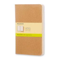 Set of Cahier Journals - Moleskine - Sand, plain, softcover, L