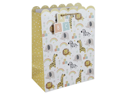 Gift paper bag, Safari - Clairefontaine - 26,5 x 14 x 33 cm
