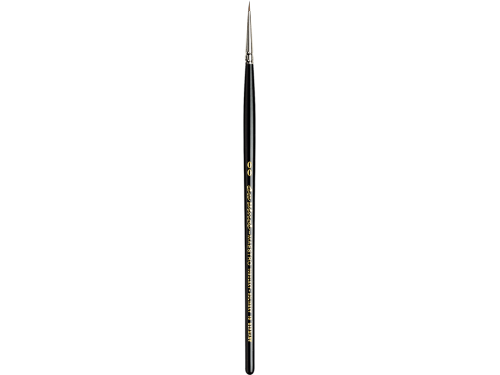 Round, natural bristles, Maestro Tobolsky-Kolinsky, series 10 brush - Da Vinci - 2/0