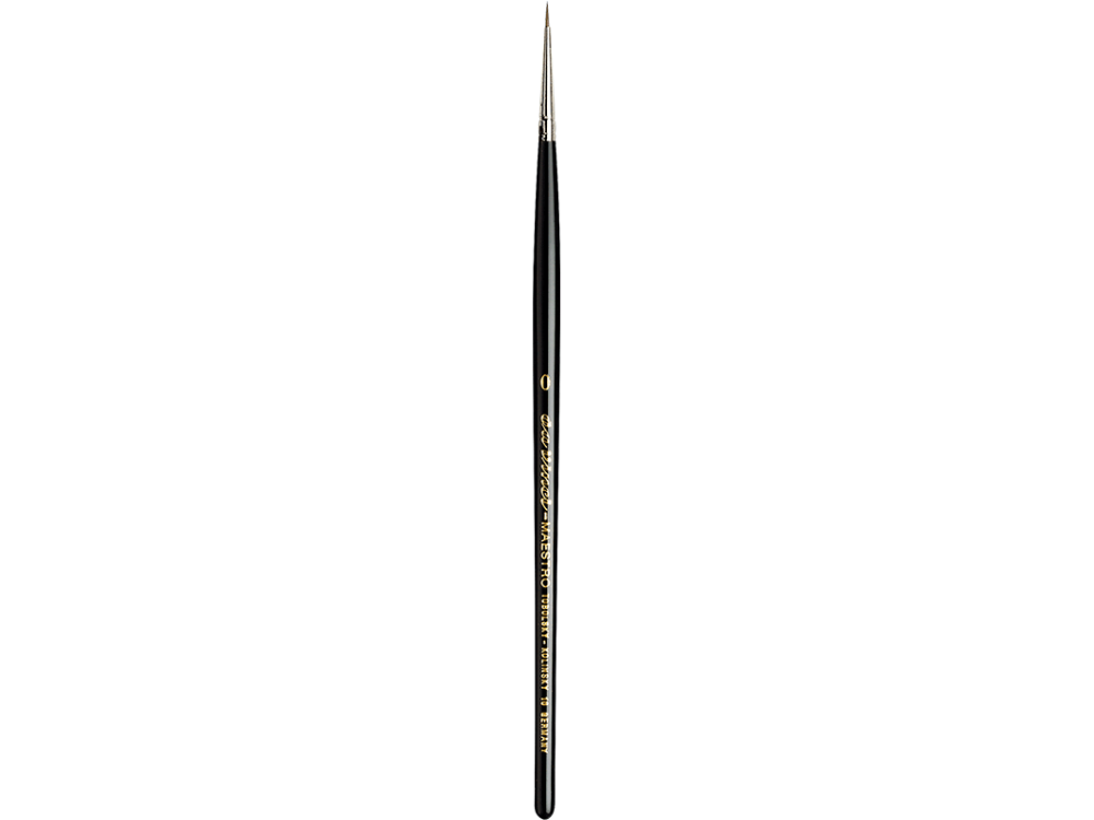 Round, natural bristles, Maestro Tobolsky-Kolinsky, series 10 brush - Da Vinci - 0