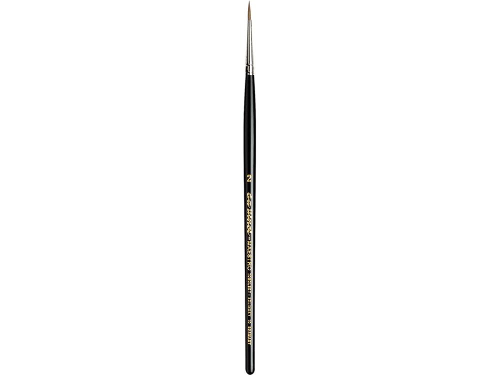 Round, natural bristles, Maestro Tobolsky-Kolinsky, series 10 brush - Da Vinci - 2