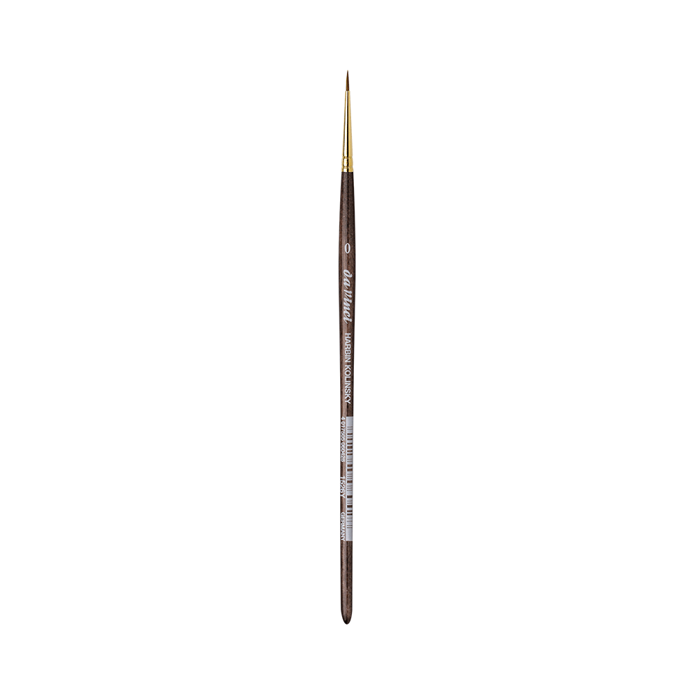 Round, natural bristles, Harbin-Kolinsky, series 1526Y brush - Da Vinci - 0