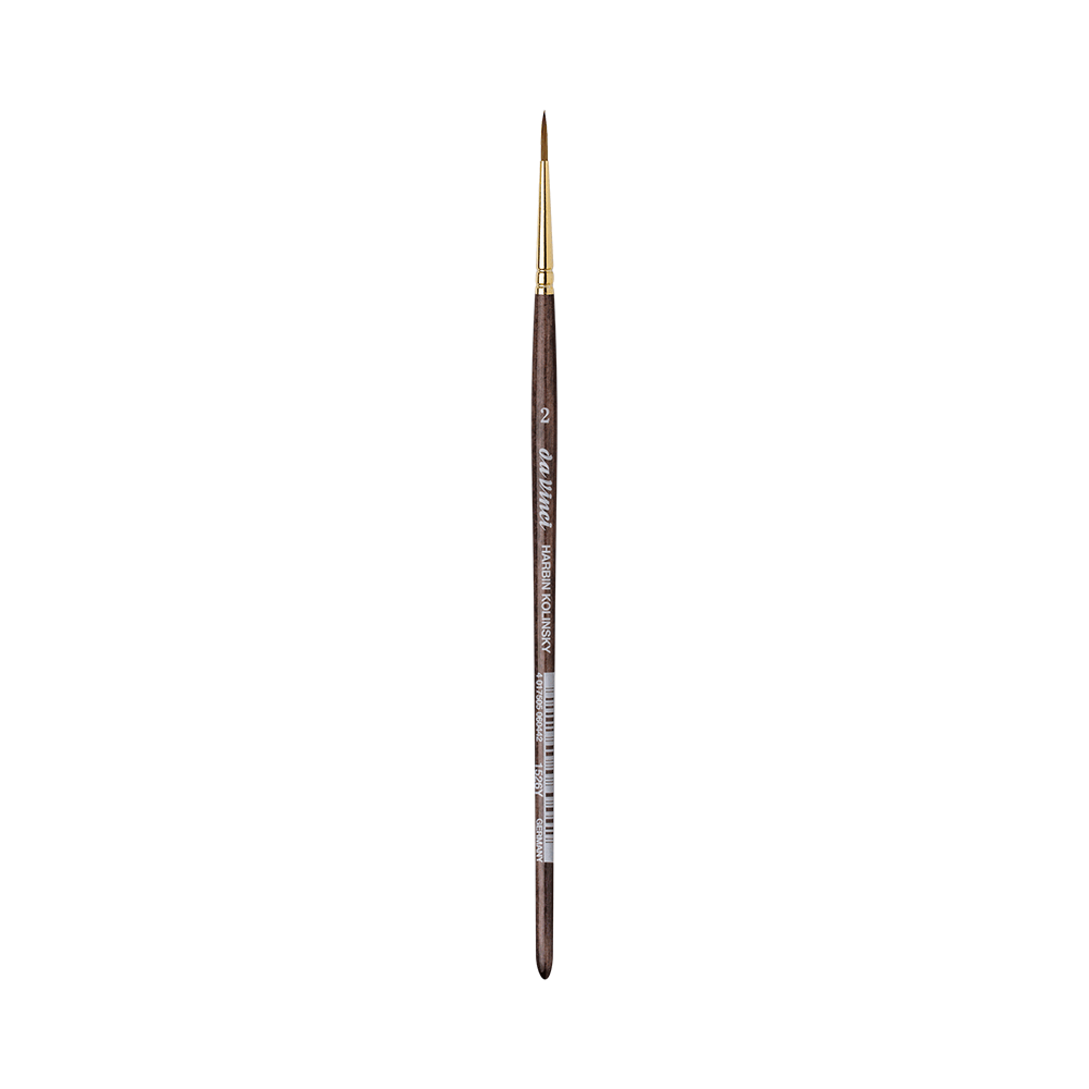 Round, natural bristles, Harbin-Kolinsky, series 1526Y brush - Da Vinci - 2