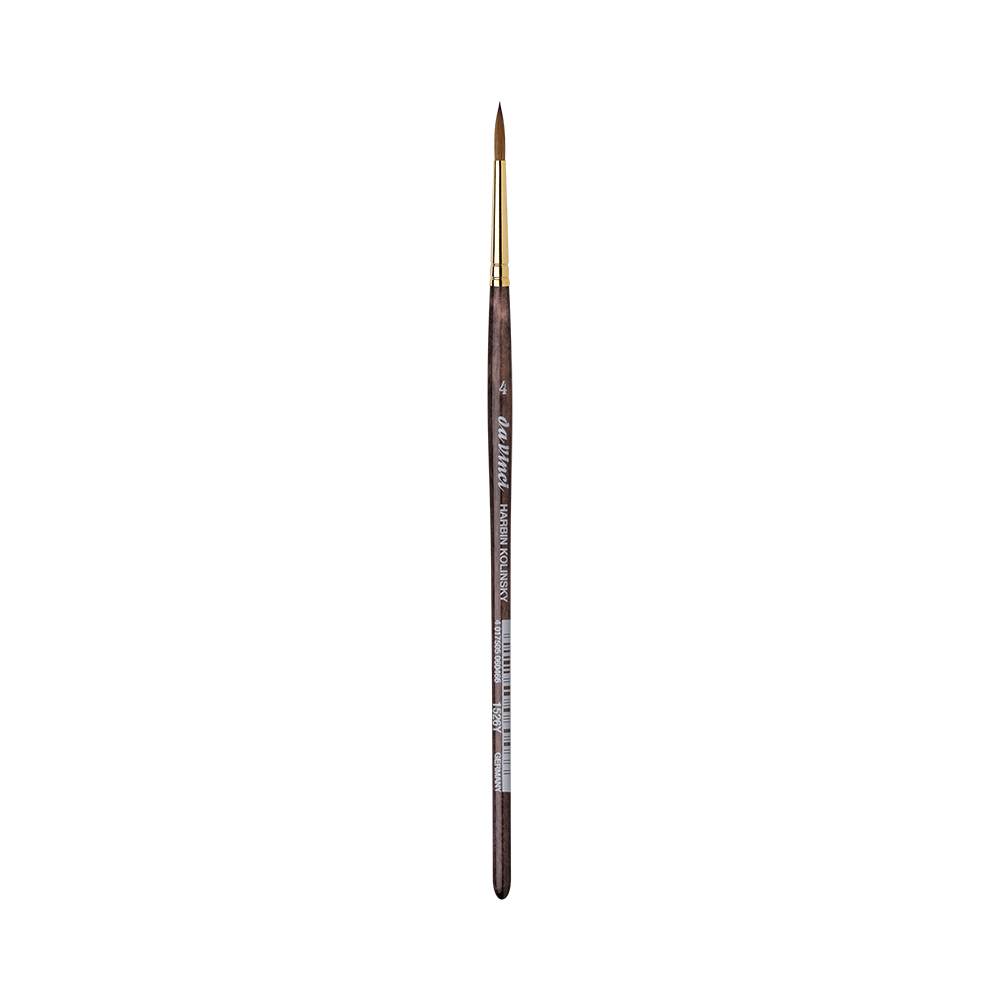 Round, natural bristles, Harbin-Kolinsky, series 1526Y brush - Da Vinci - 4