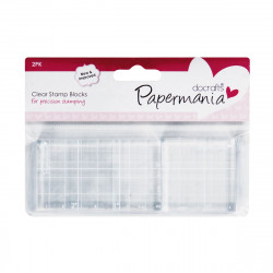 Clear Stamp Blocks - Papermania - 2 pcs