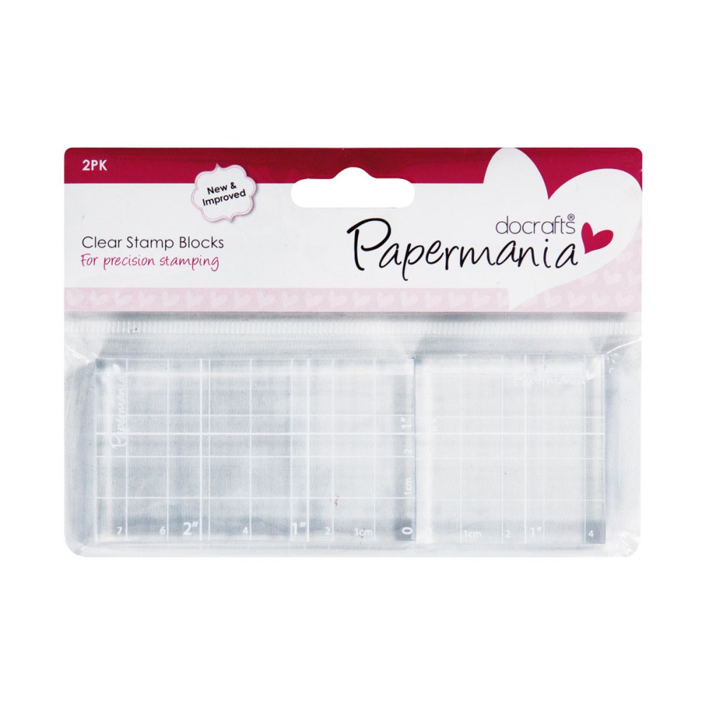 Clear Stamp Blocks - Papermania - 2 pcs