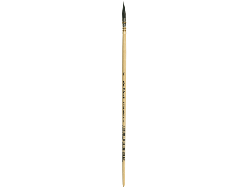 Round, natural bristles, Wash Brush, series 418 brush - Da Vinci - 3/0