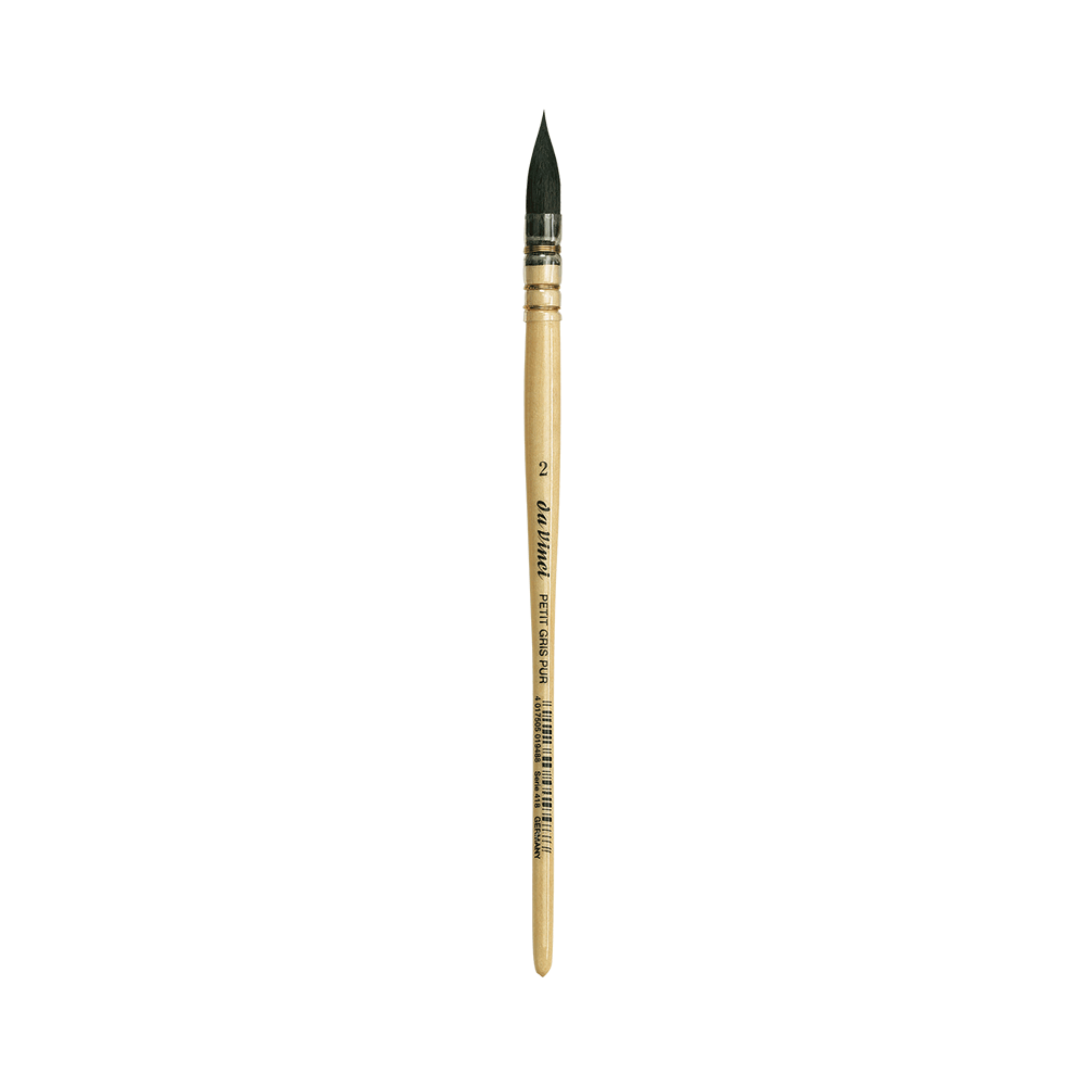 Round, natural bristles, Wash Brush, series 418 brush - Da Vinci - 2