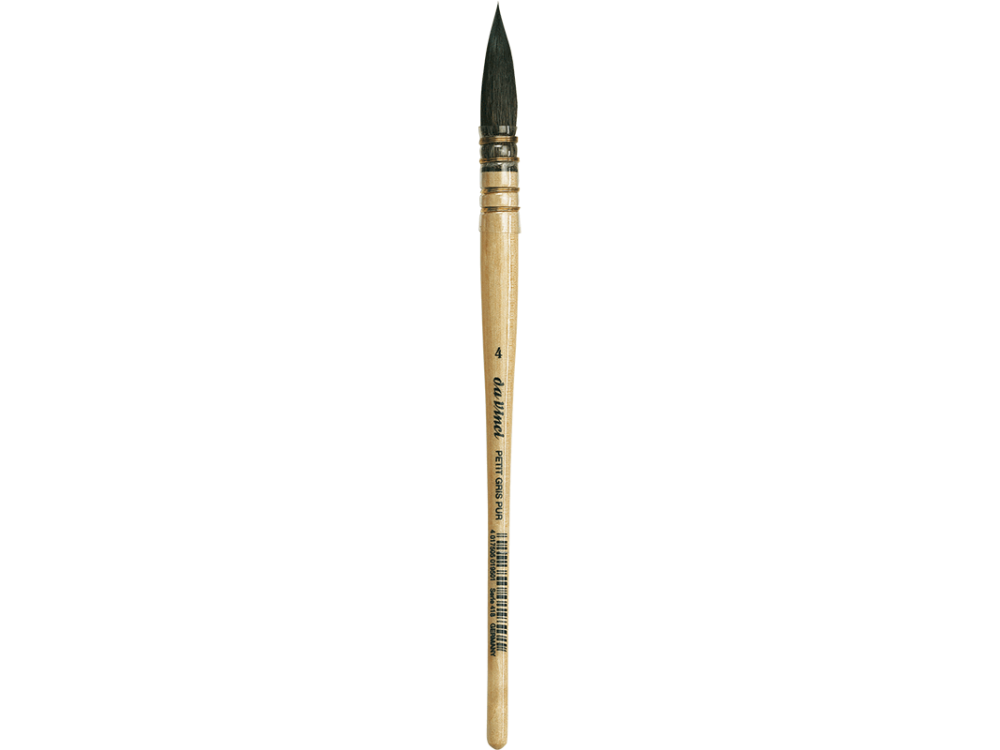 Round, natural bristles, Wash Brush, series 418 brush - Da Vinci - 4