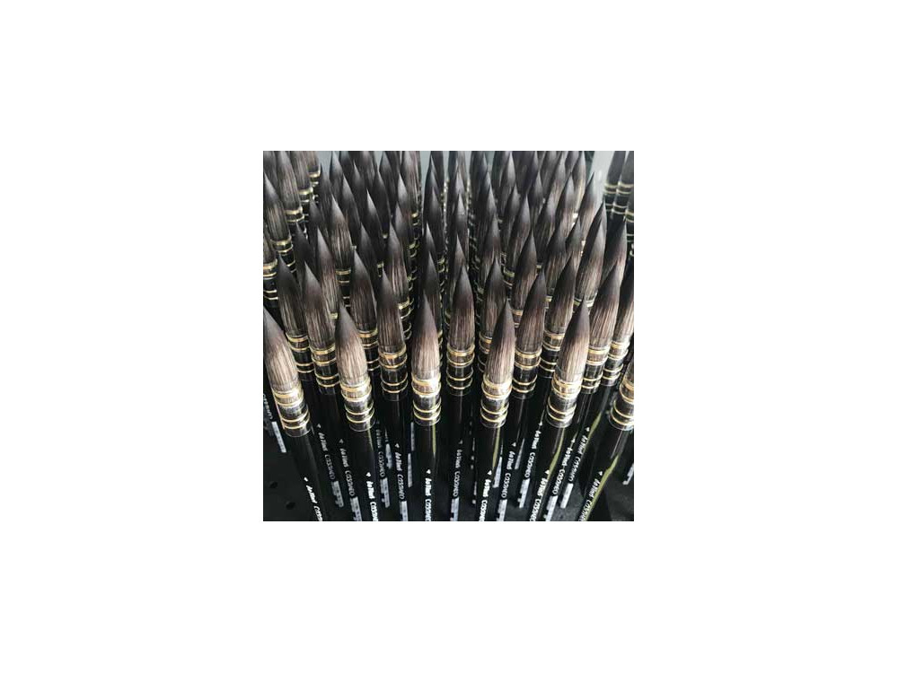 Round, synthetic bristles, Casaneo, series 498 brush - Da Vinci - 0