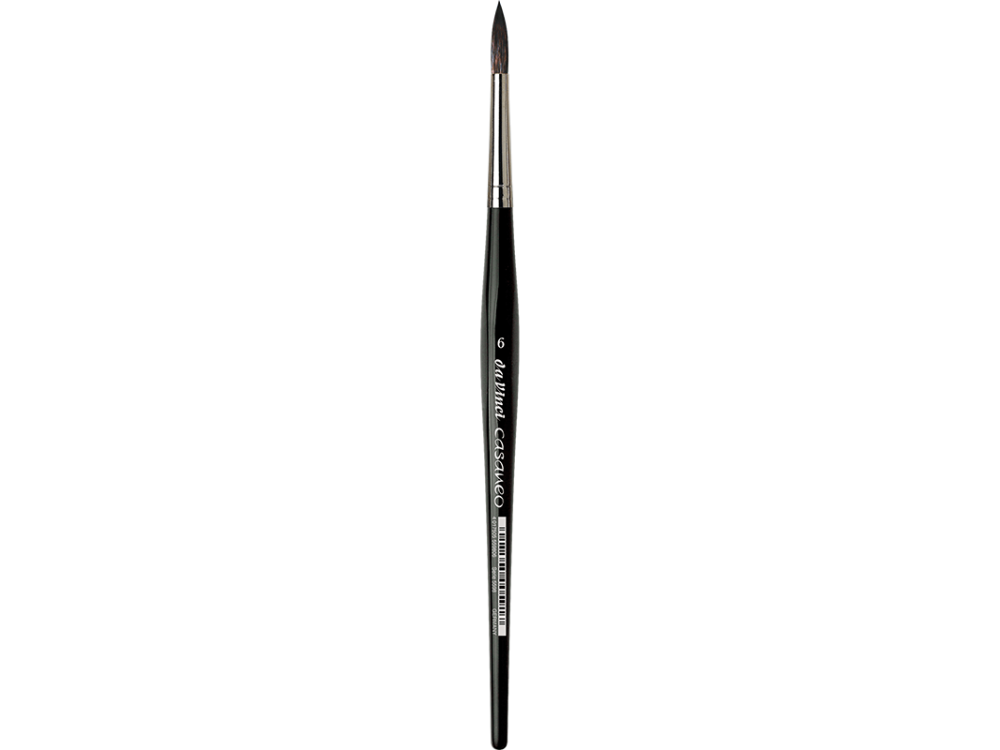 Round, synthetic bristles, Casaneo, series 5598 brush - Da Vinci - 6