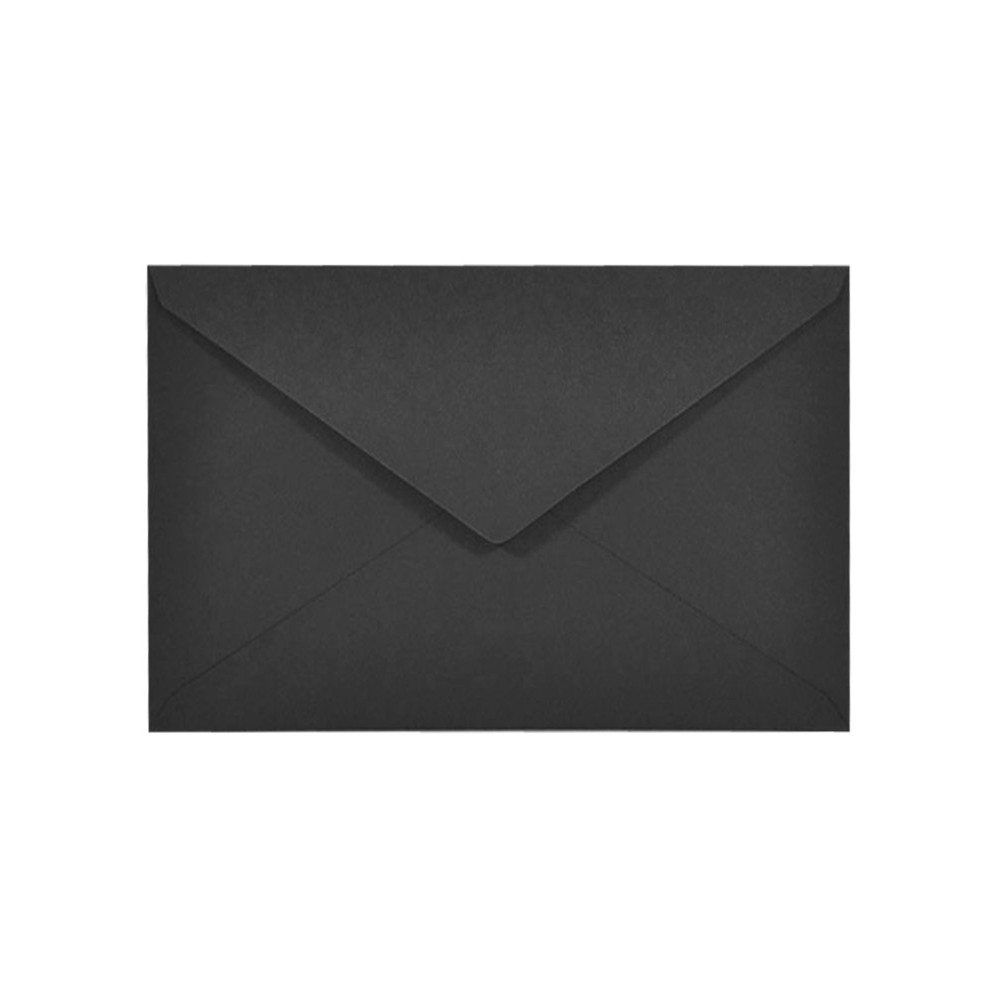 Sirio Color Envelope 115g - C6, Nero, black