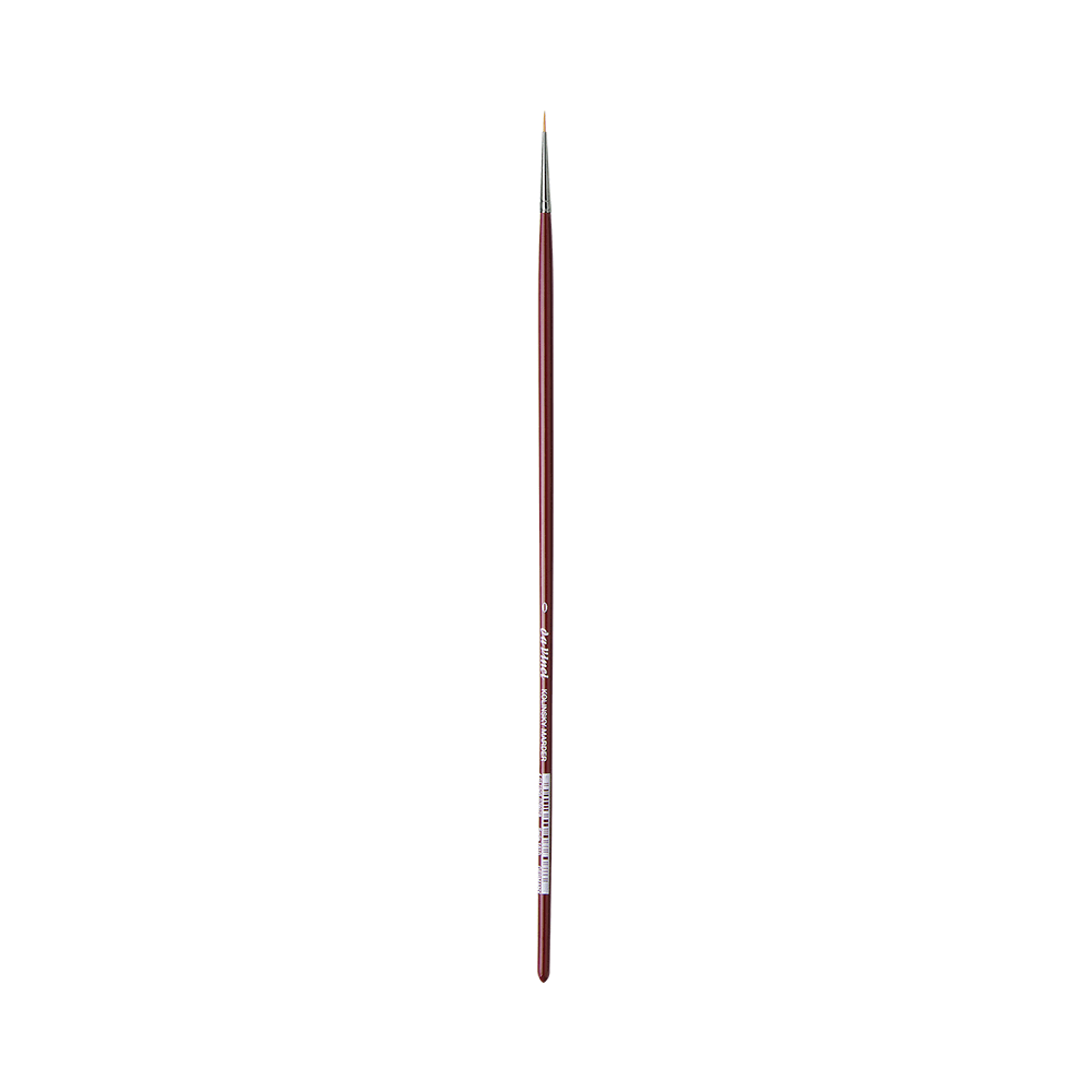 Round, natural bristles, Red Sable Kolinsky, series 1610 brush - Da Vinci - 0
