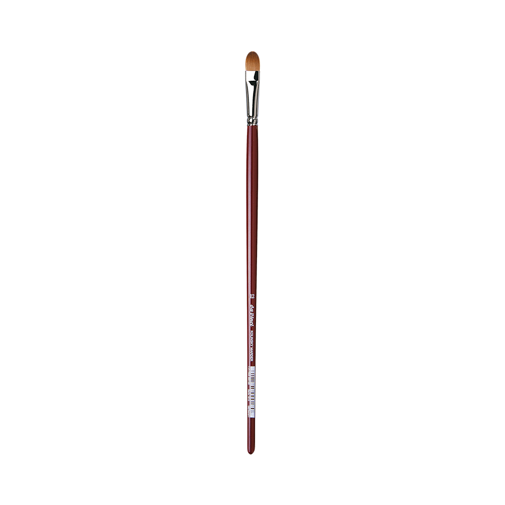 Filbert, natural bristles, Red Sable Kolinsky, series 1815 brush - Da Vinci - 12