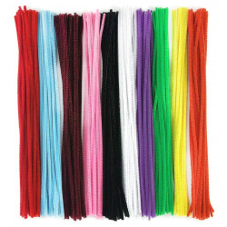 ASSORTED CHENILLE STEMS, 300 PCS