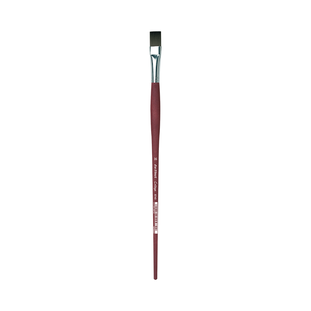Flat, synthetic bristles, College, series 8740 brush - Da Vinci - 16