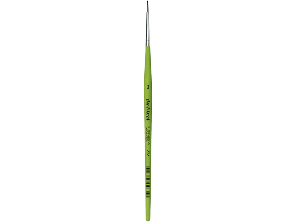 Round, synthetic bristles, Hobby, series 373 brush - Da Vinci - 0