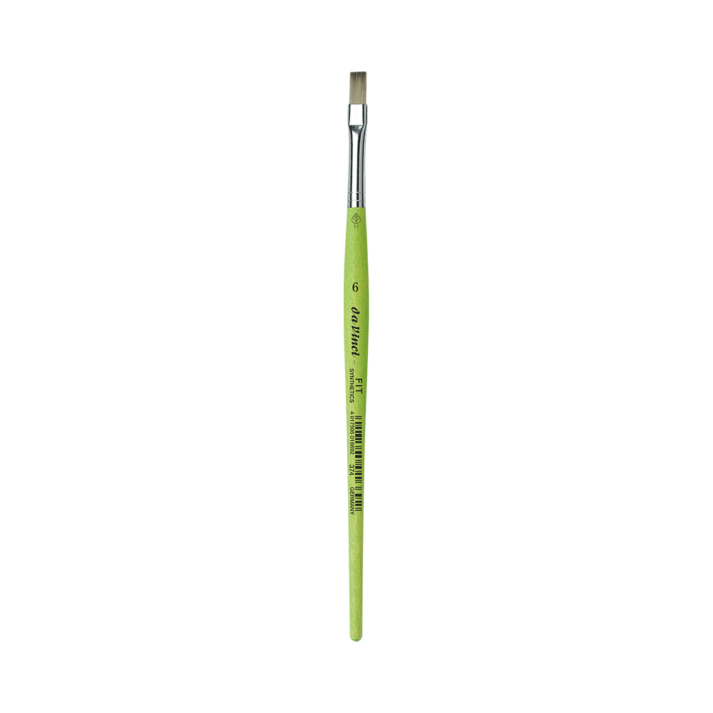 Flat, synthetic bristles, Hobby, series 374 brush - Da Vinci - 6