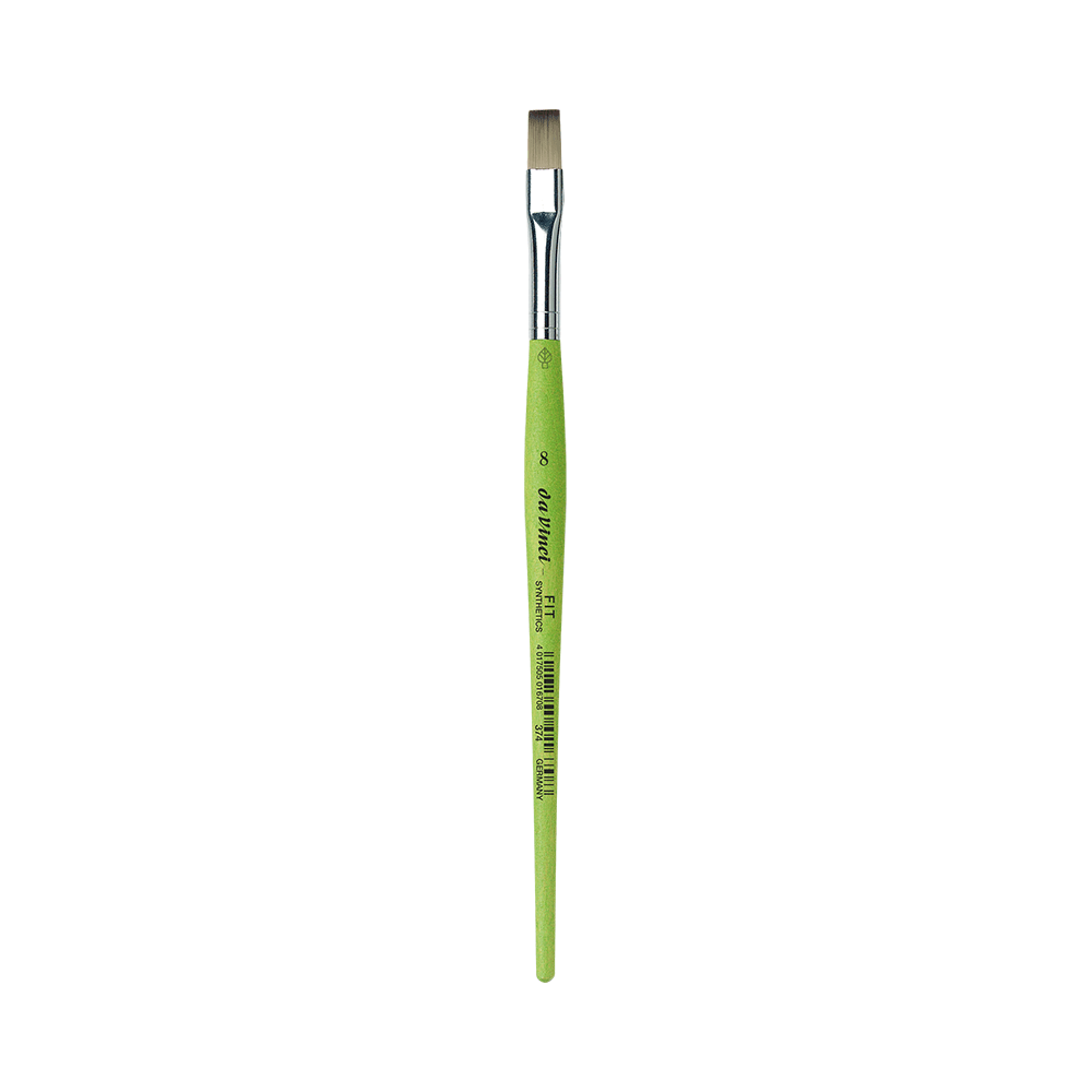 Flat, synthetic bristles, Hobby, series 374 brush - Da Vinci - 8